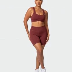 Muscle Nation V1 Butter Bike Shorts - Rhubarb