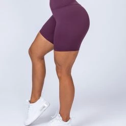 Muscle Nation V2 Butter Bike Shorts - Mauve Womens