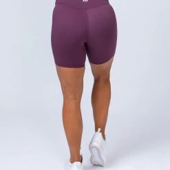 Muscle Nation V2 Butter Bike Shorts - Mauve Womens