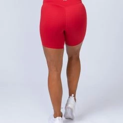 Muscle Nation V2 Butter Bike Shorts - Red