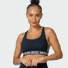 Muscle Nation Vital Bra - Black Womens