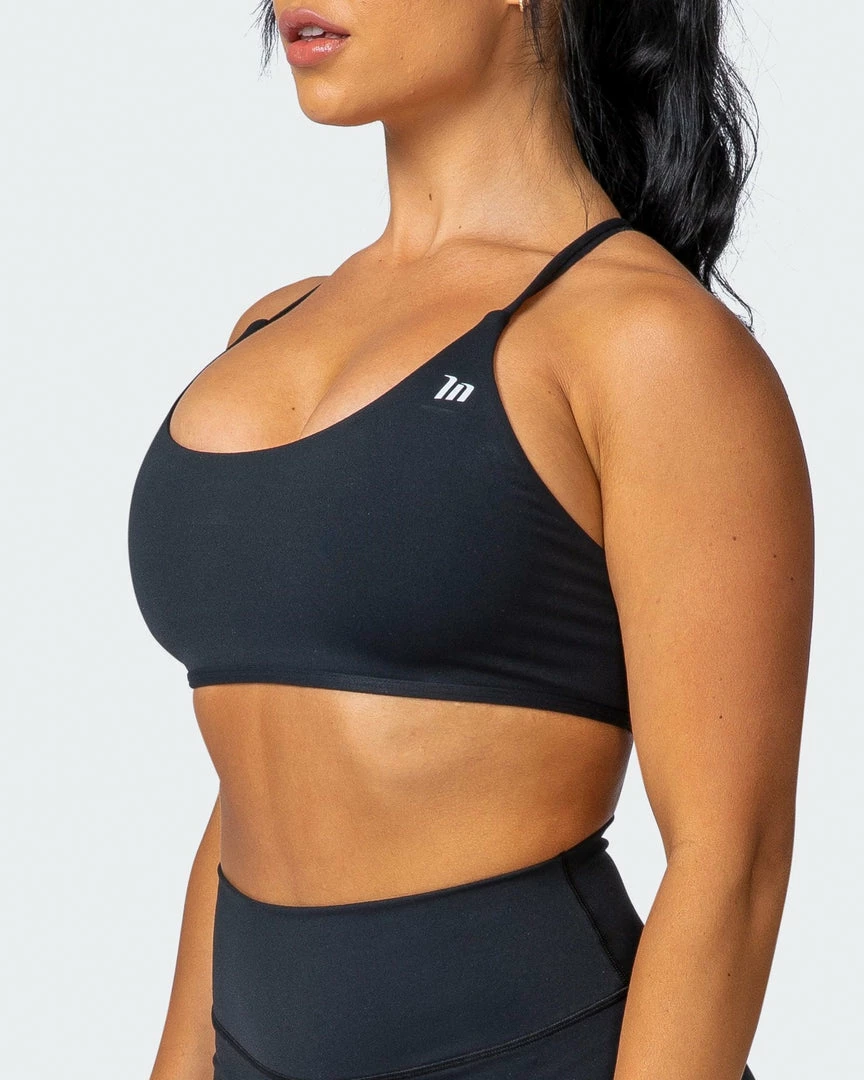 Cheap 🤩 Muscle Nation Wanderlust Bralette - Black 🔔 12 Muscle Nation Wanderlust Bralette - Black