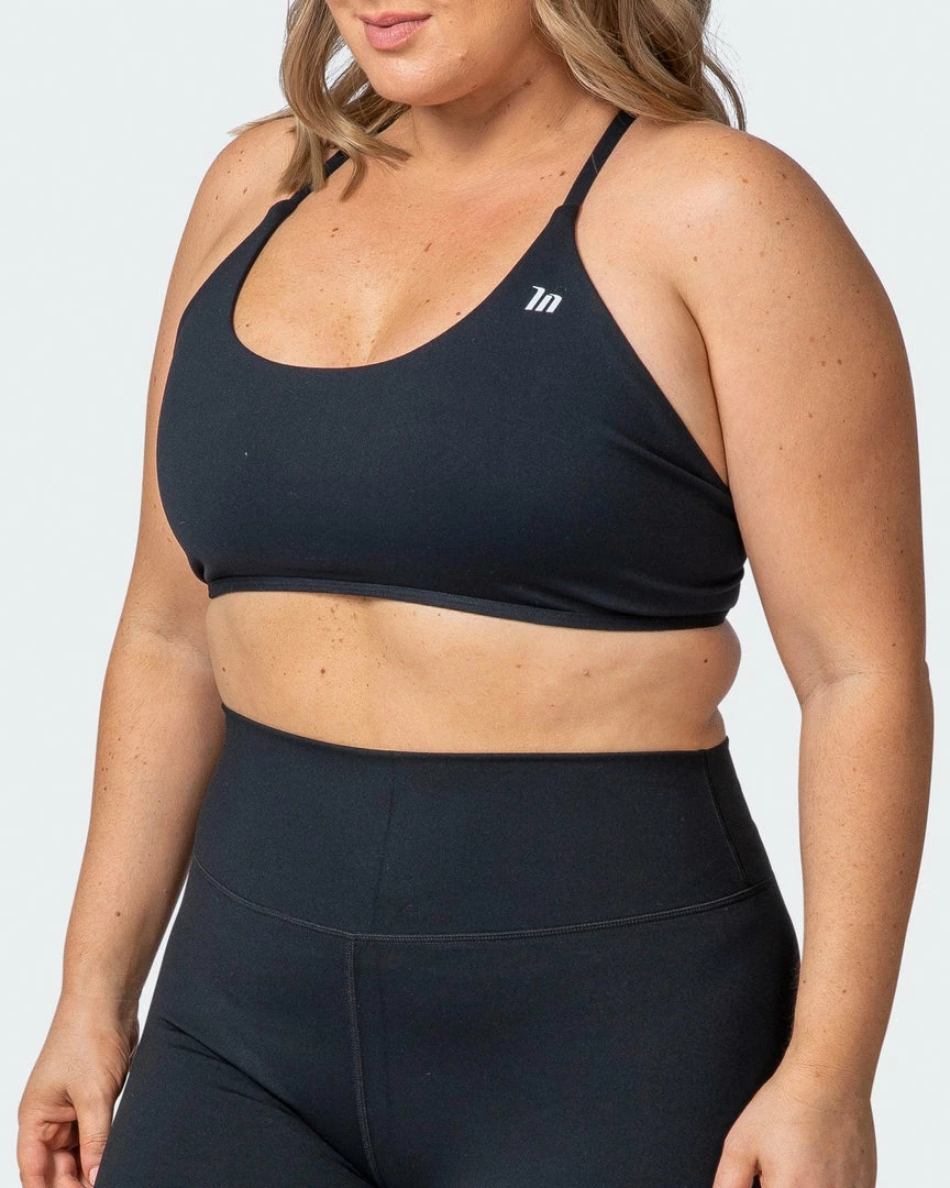 Cheap 🤩 Muscle Nation Wanderlust Bralette - Black 🔔 7 Muscle Nation Wanderlust Bralette - Black