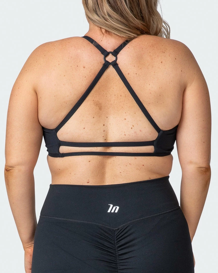 Cheap 🤩 Muscle Nation Wanderlust Bralette - Black 🔔 8 Muscle Nation Wanderlust Bralette - Black