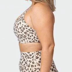 Muscle Nation Womens Wanderlust Bralette - Cheetah Print