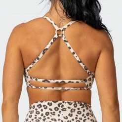 Muscle Nation Womens Wanderlust Bralette - Cheetah Print