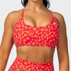 Muscle Nation Womens Wanderlust Bralette - Vibrant Cheetah Print