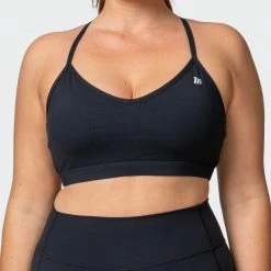 Muscle Nation Weightless Bra - Black 30% EOFY SALE