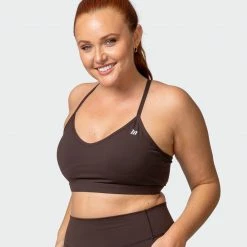Muscle Nation 30% EOFY SALE Weightless Bra - Cocoa