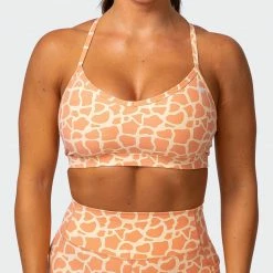 Muscle Nation Weightless Bra - Paradise Giraffe Print