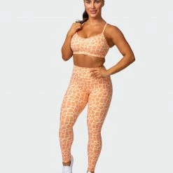 Muscle Nation Weightless Bra - Paradise Giraffe Print