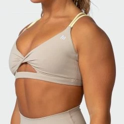 Muscle Nation Whirlwind Bralette - Bone 30% EOFY SALE