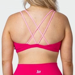 Muscle Nation 30% EOFY SALE Whirlwind Bralette - Pink Punch