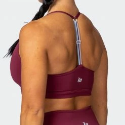 Muscle Nation Free Throw Bralette - Wine