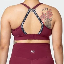 Muscle Nation Womens MN Classic Maternity Bra - Wine