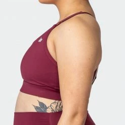 Muscle Nation Womens MN Classic Maternity Bra - Wine