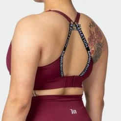 Muscle Nation Womens MN Classic Maternity Bra - Wine