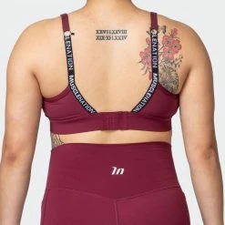 Muscle Nation Womens MN Classic Maternity Bra - Wine