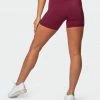 Muscle Nation Superior Squat Bike Shorts - Wine Non Scrunch