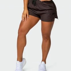 Muscle Nation Womens Elevate Active Shorts - Cocoa 30% EOFY SALE
