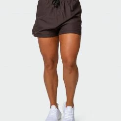 Muscle Nation Womens Elevate Active Shorts - Cocoa 30% EOFY SALE