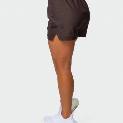 Muscle Nation Womens Elevate Active Shorts - Cocoa 30% EOFY SALE