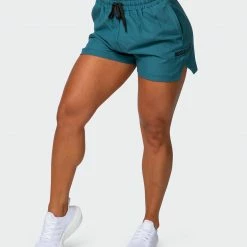 Muscle Nation Womens Elevate Active Shorts - Deep Teal 30% EOFY SALE