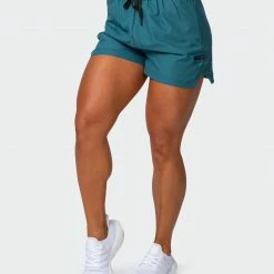 Muscle Nation Womens Elevate Active Shorts - Deep Teal 30% EOFY SALE