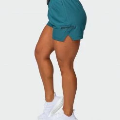 Muscle Nation Womens Elevate Active Shorts - Deep Teal 30% EOFY SALE