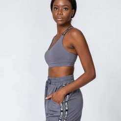 Muscle Nation Tempo Training Shorts - Sleet Grey Womens