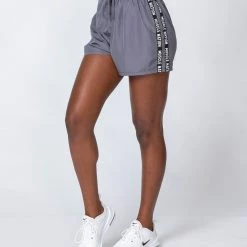 Muscle Nation Tempo Training Shorts - Sleet Grey Womens