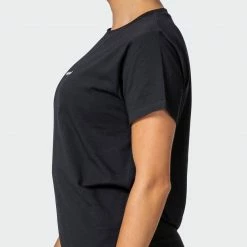 Muscle Nation Womens Timeless Tee - Black