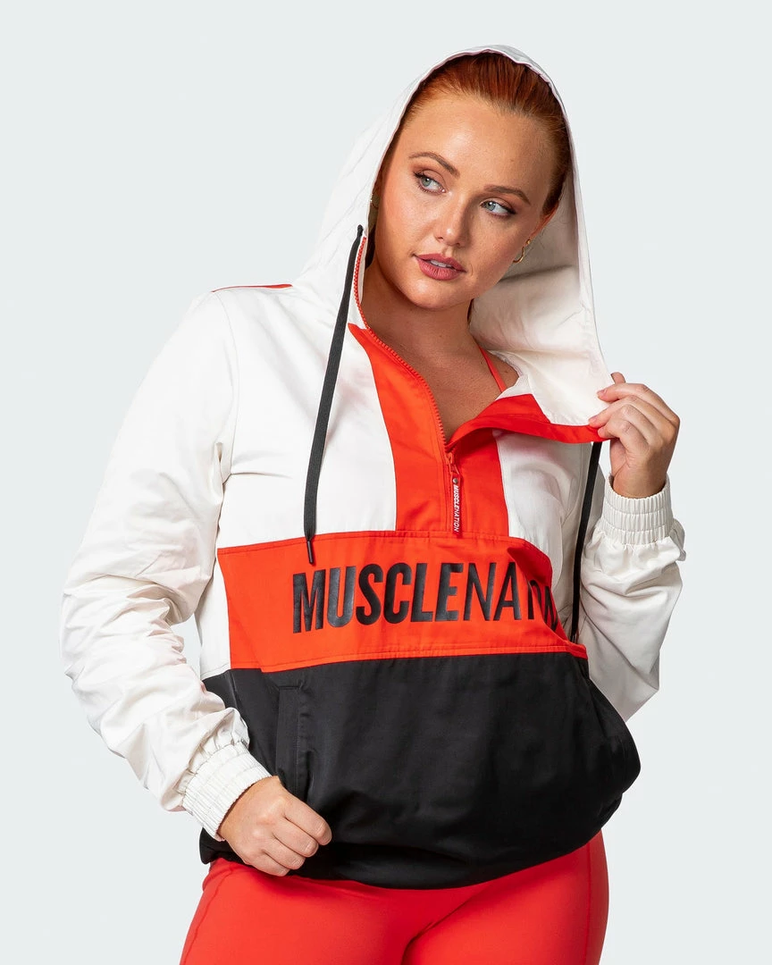 Outlet 😉 Muscle Nation 👩 Womens Weightless Windbreaker - Multi 😉 3 Muscle Nation Womens Weightless Windbreaker - Multi