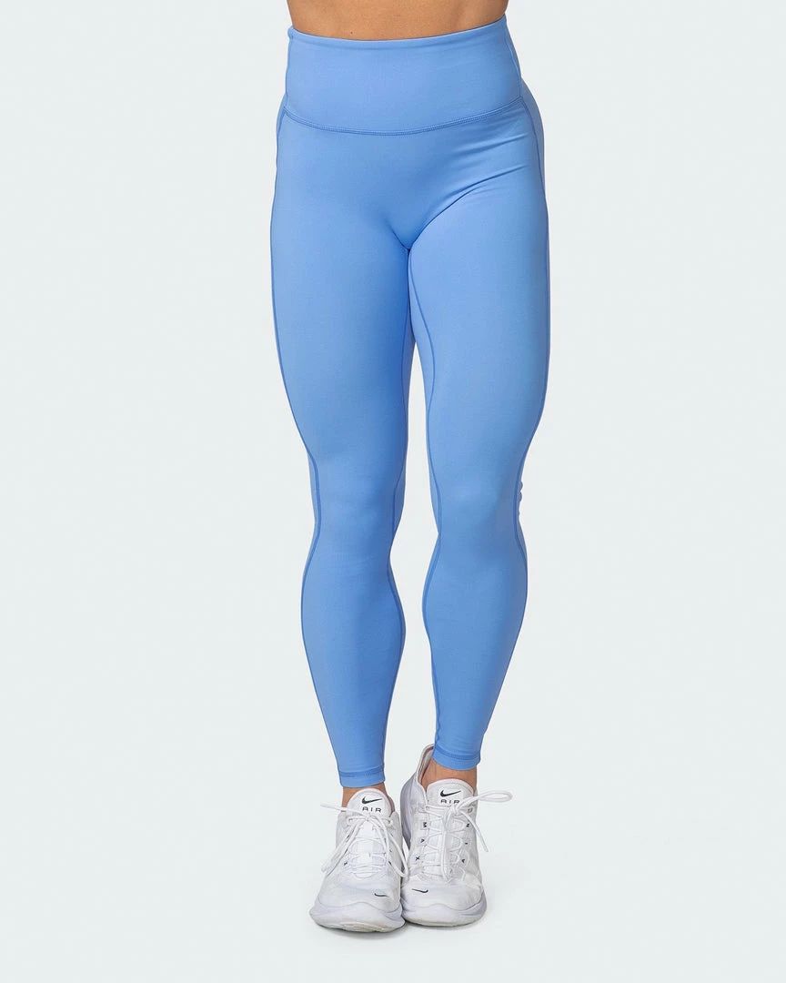 Promo ⭐ Muscle Nation Zero Rise Ankle Length Leggings - Arctic Blue 😉 4 Muscle Nation Zero Rise Ankle Length Leggings - Arctic Blue