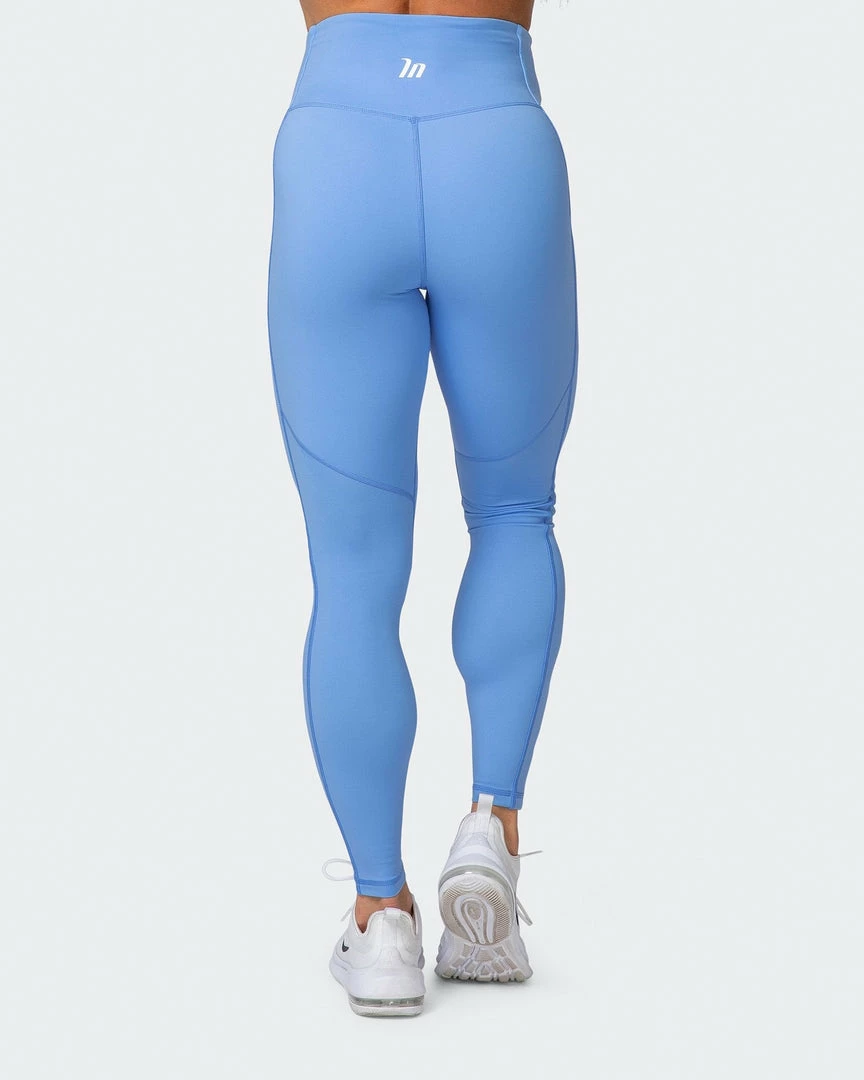 Promo ⭐ Muscle Nation Zero Rise Ankle Length Leggings - Arctic Blue 😉 5 Muscle Nation Zero Rise Ankle Length Leggings - Arctic Blue
