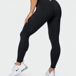 Muscle Nation Zero Rise Ankle Length Leggings - Black Featured