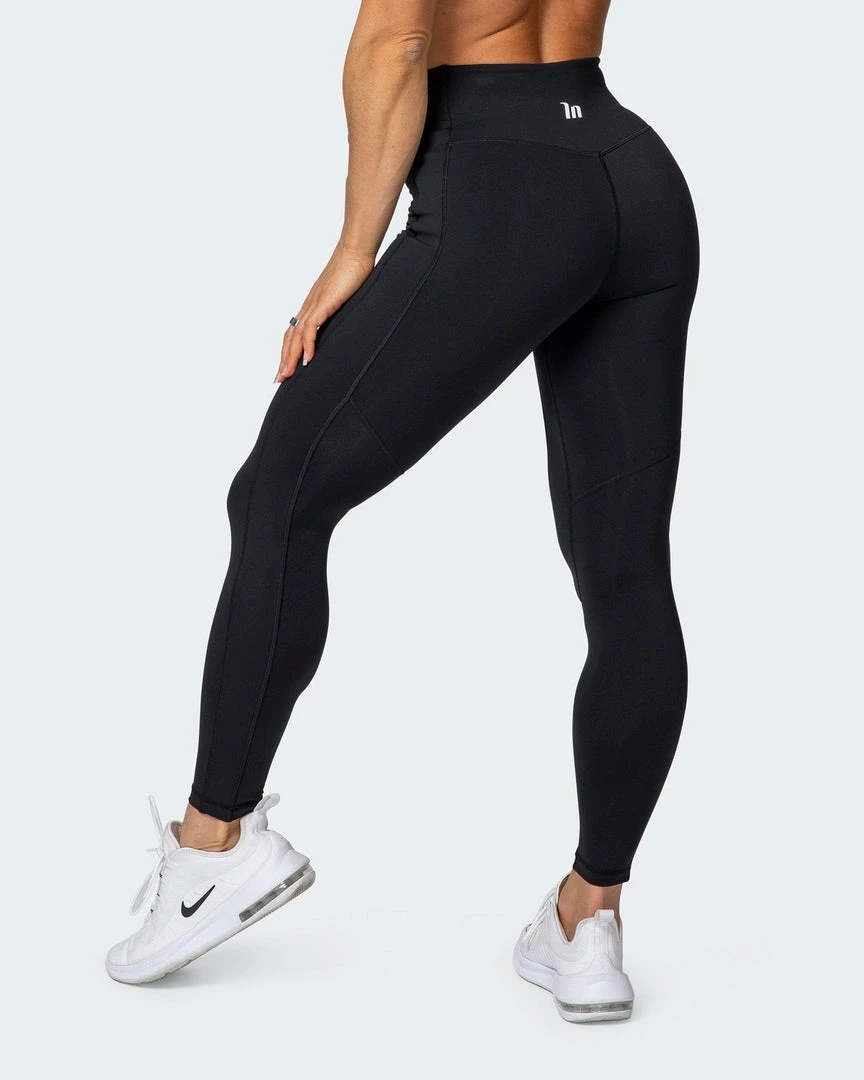 Cheap ✨ Muscle Nation Zero Rise Ankle Length Leggings - Black Featured 🛒 3 Muscle Nation Zero Rise Ankle Length Leggings - Black Featured
