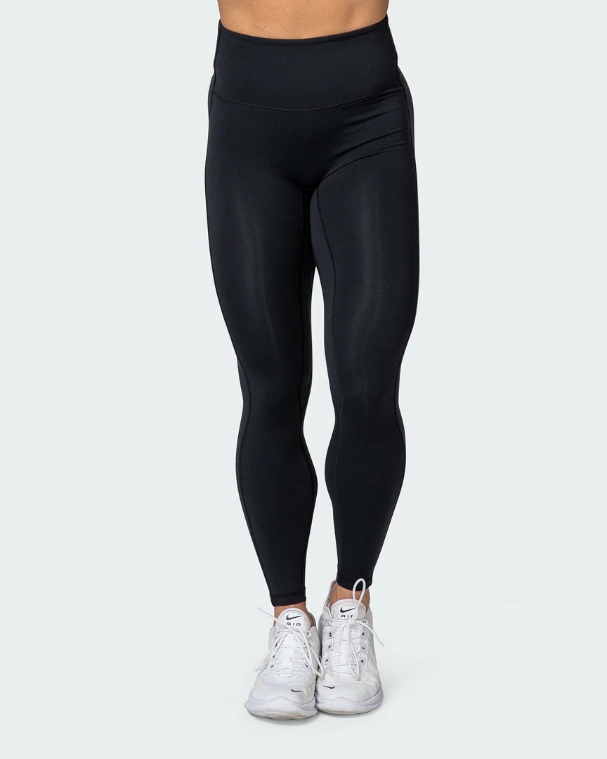 Cheap ✨ Muscle Nation Zero Rise Ankle Length Leggings - Black Featured 🛒 4 Muscle Nation Zero Rise Ankle Length Leggings - Black Featured