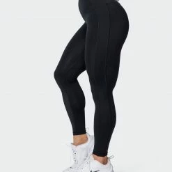 Cheap ✨ Muscle Nation Zero Rise Ankle Length Leggings - Black Featured 🛒 15 Muscle Nation Zero Rise Ankle Length Leggings - Black Featured