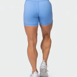 Muscle Nation Zero Rise Bike Shorts - Arctic Blue Featured