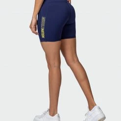 Muscle Nation Zero Rise Bike Shorts - Indigo