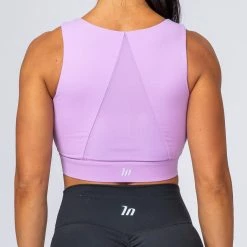 Budget 💯 Muscle Nation 👩 Womens Zip Up Bra - Lilac 🔔 14 Muscle Nation Womens Zip Up Bra - Lilac